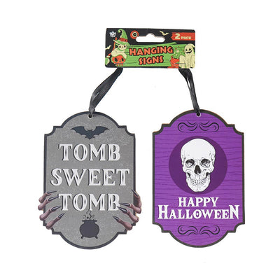 Halloween Hanging Signs 2PC