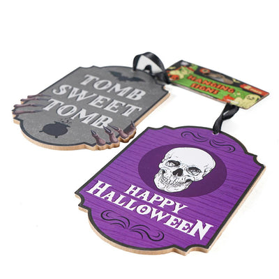 Halloween Hanging Signs 2PC