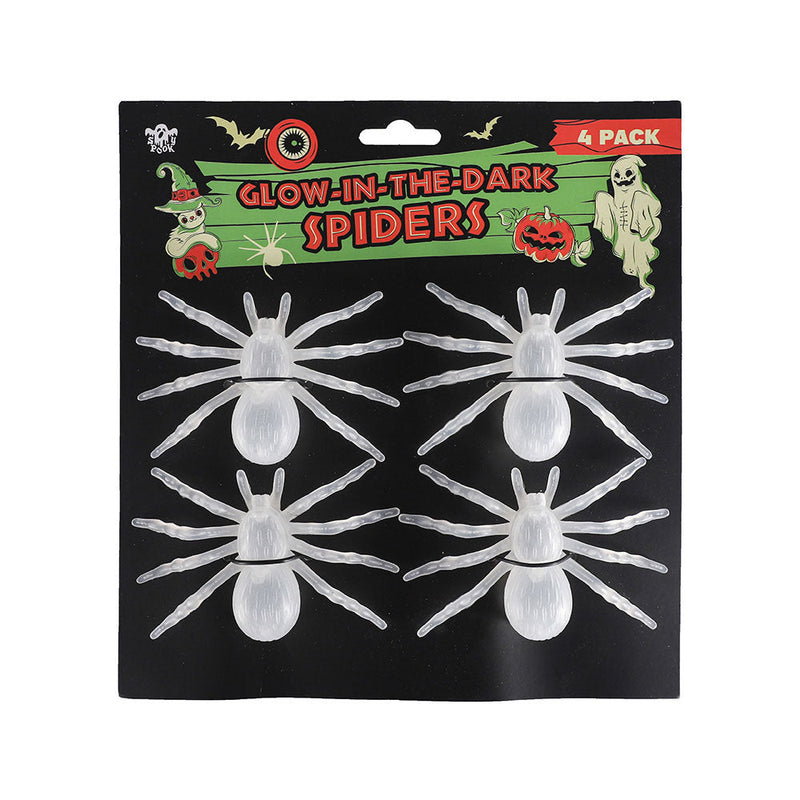 Spiders Glow In the Dark 4 Pack