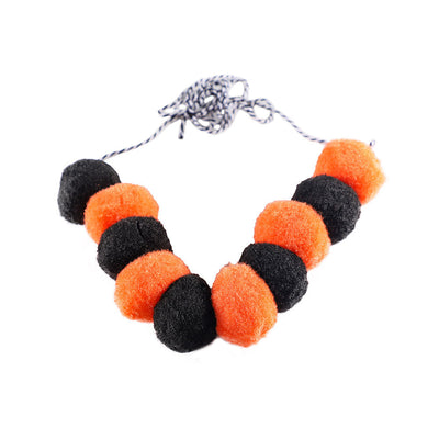 Halloween Pom-Pom Garland 10Pcs 4Cm