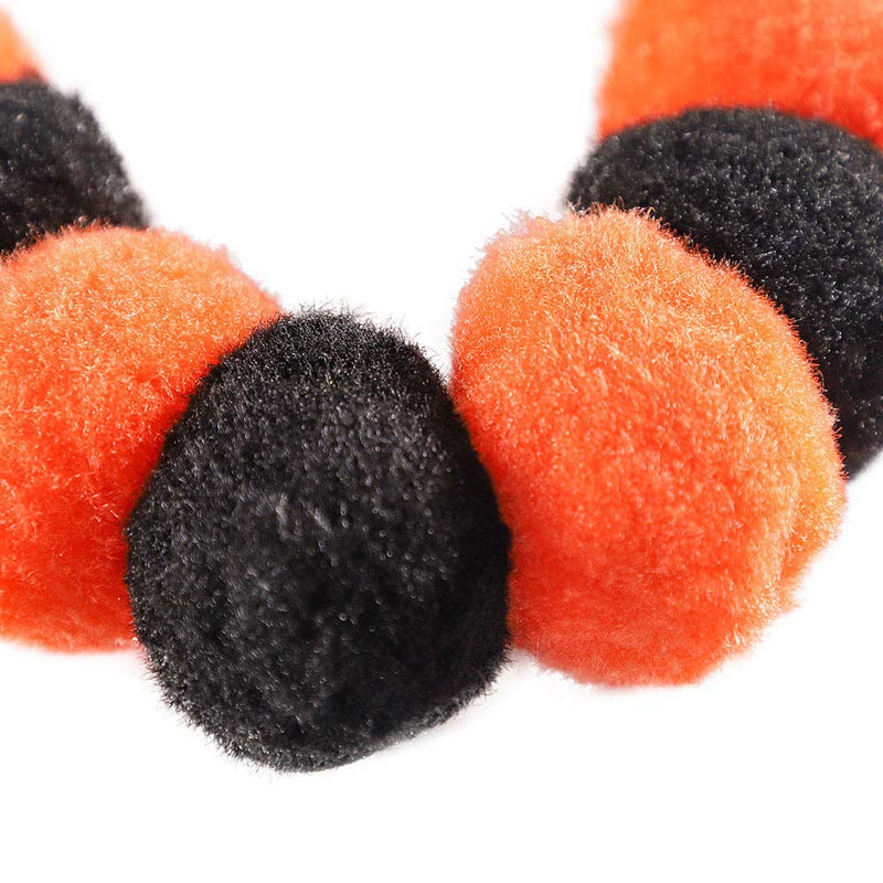 Halloween Pom-Pom Garland 10Pcs 4Cm