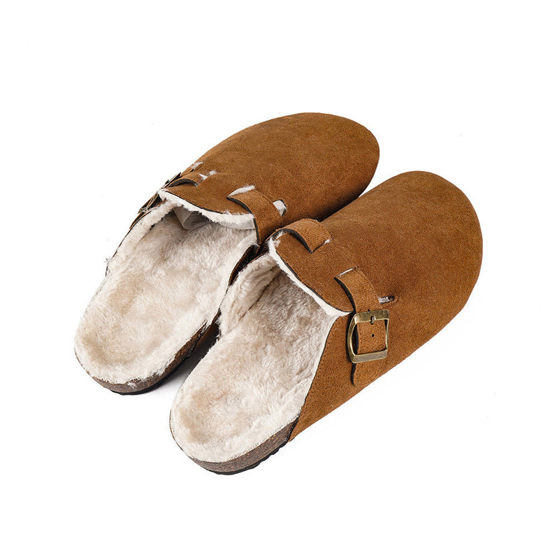 Ladies Faux Suede Clogs