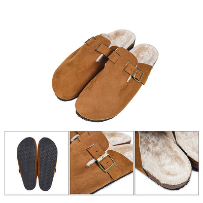 Ladies Faux Suede Clogs