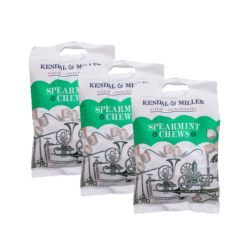 Kendal & Miller Spearmint Chew Sweets 200g x 3PK