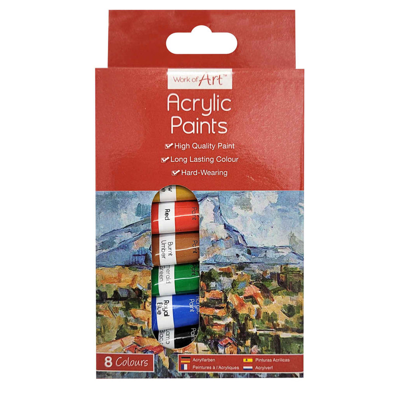 Acrylic Paints 8x6ml Tubes