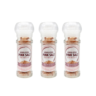 Himalayan Pink Salt Grinder 110g x 3PK