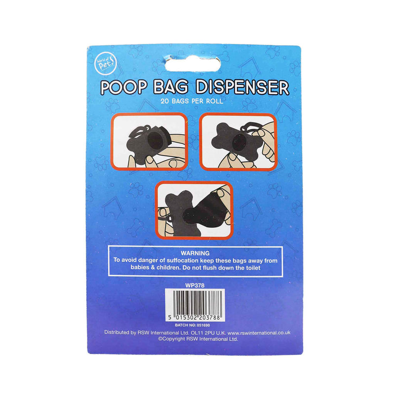 Poop Bag Dispenser 20 Bags