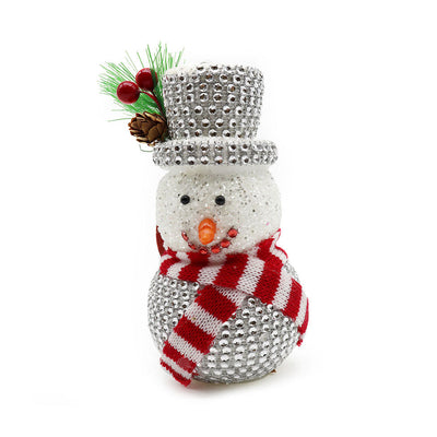 Silver Gem Snowman