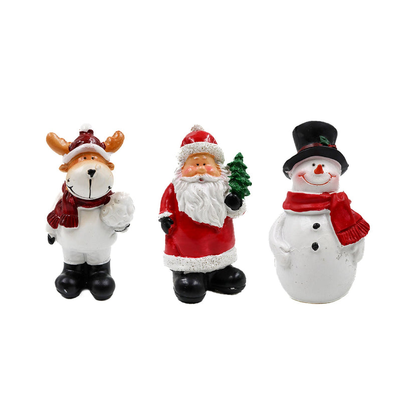 Mini Christmas Ornaments (Santa&Snowman&Reinderr)